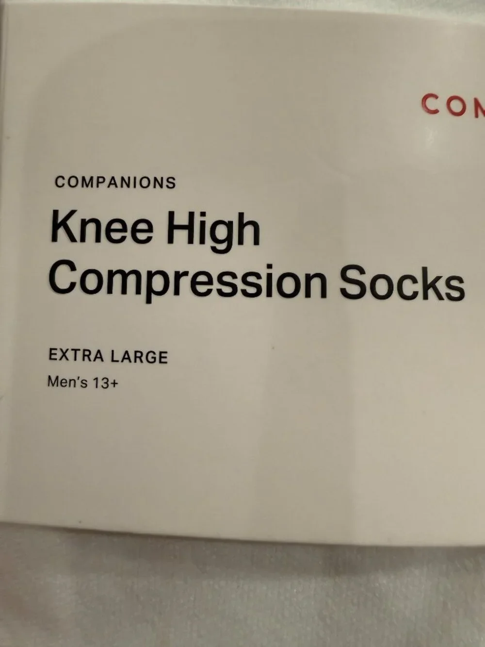 COMRAD Knee High Men's/Women's Compression Socks (Set of 3) - NEW